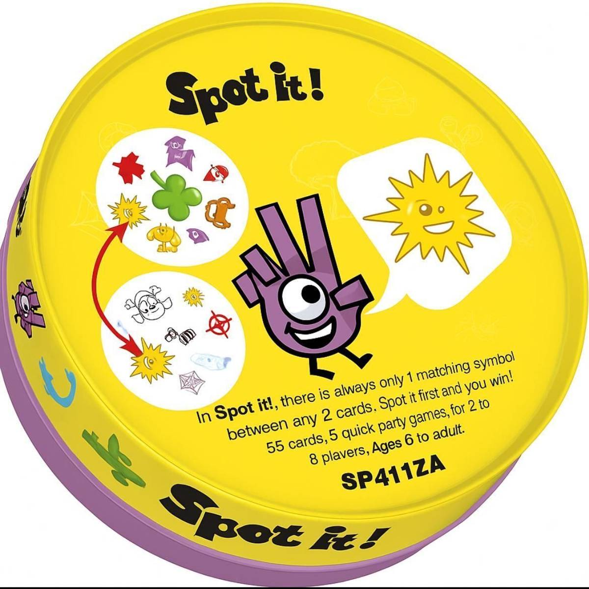 Spot It! Classic, Multicolor Educational Card Game for All Ages, 8 Players — photo 4