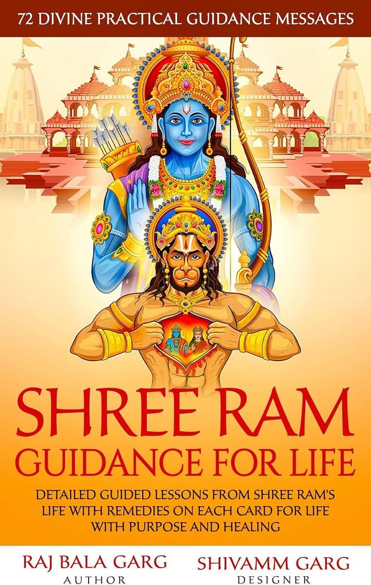 Ram ji oracle cards set of 72 cards with remedies
