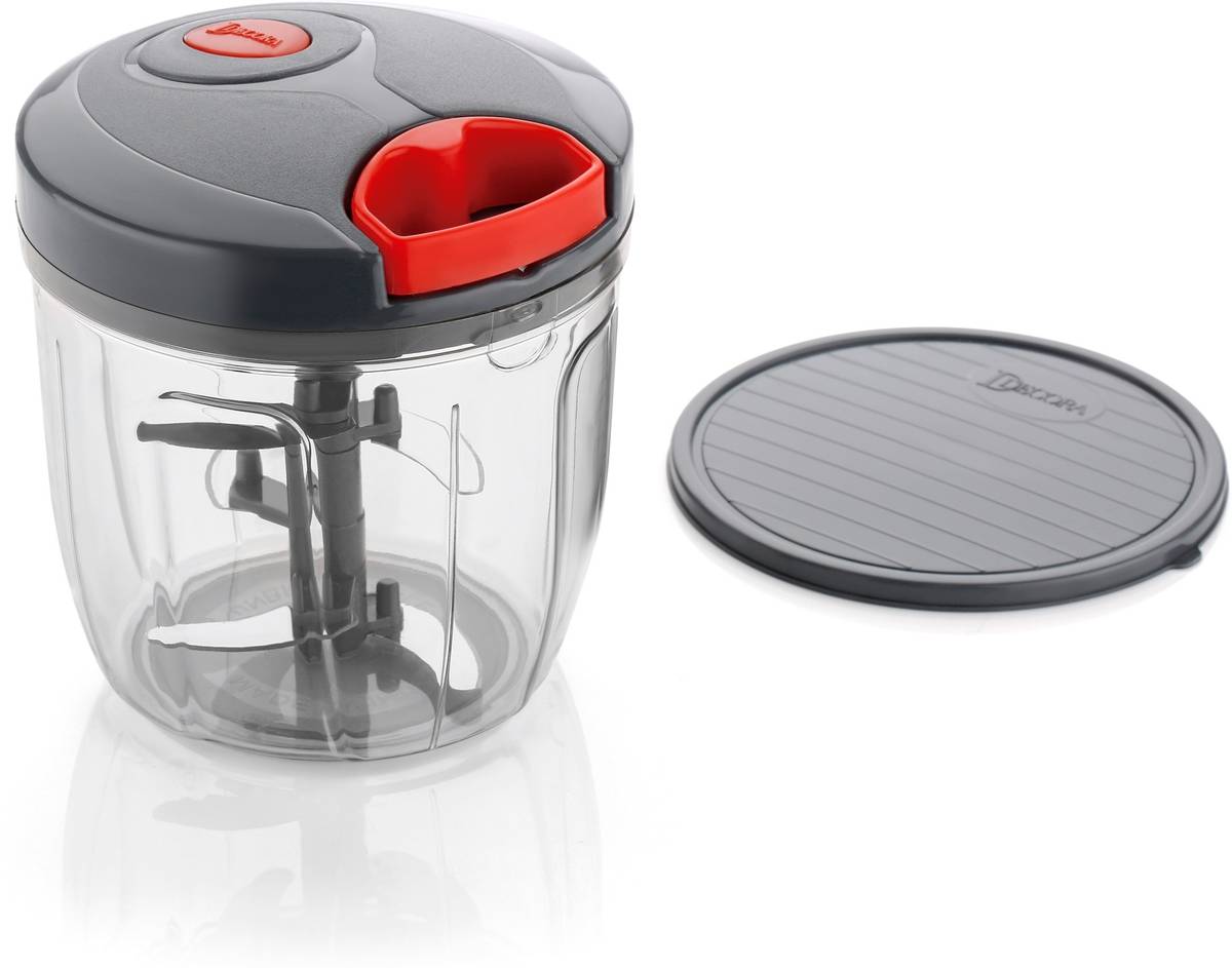 DDecora 1000 ml with 5 stainles steel powerful blade , new handy quick XL chopper Vegetable & Fruit Chopper — photo 4