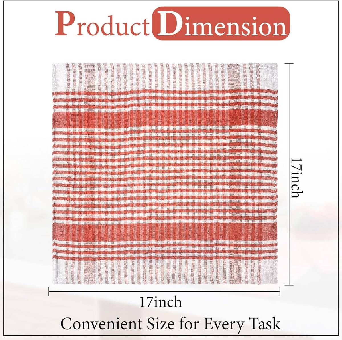 Kitchen Cleaning Napkins Cotton Reusable Dish Wipe Towels Wet and Dry Cotton Cleaning Cloth — photo 4