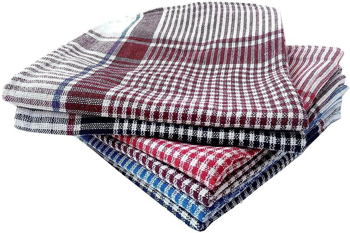 Kitchen Napkin Pack of 12 Multicolor Dry Cotton Cleaning Cloth — photo 5