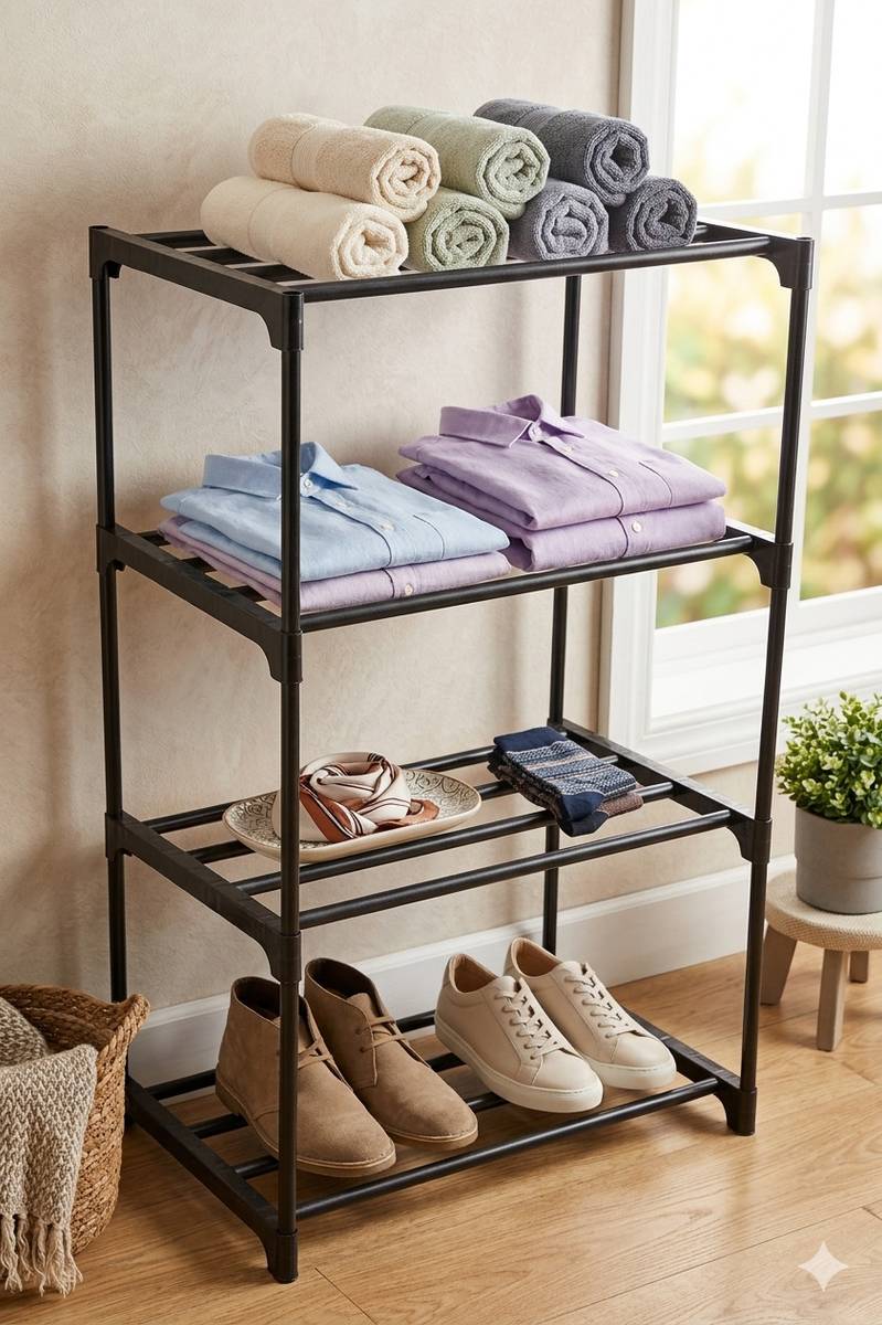 FurniGully PVC Collapsible Wardrobe