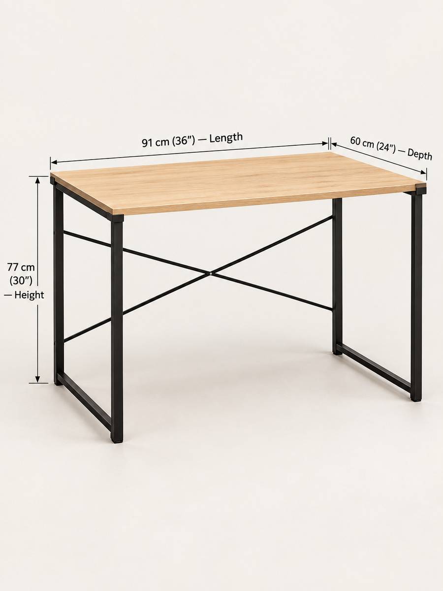 office work station table for Student, Home, Gaming and Laptop Engineered Wood Computer Desk — photo 4