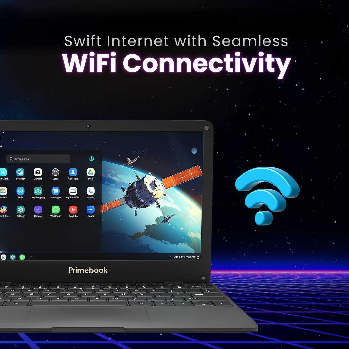 Primebook Wifi MediaTek MT8183 - (4 GB/64 GB EMMC Storage/Prime OS) PB Wifi Thin and Light Laptop — photo 3
