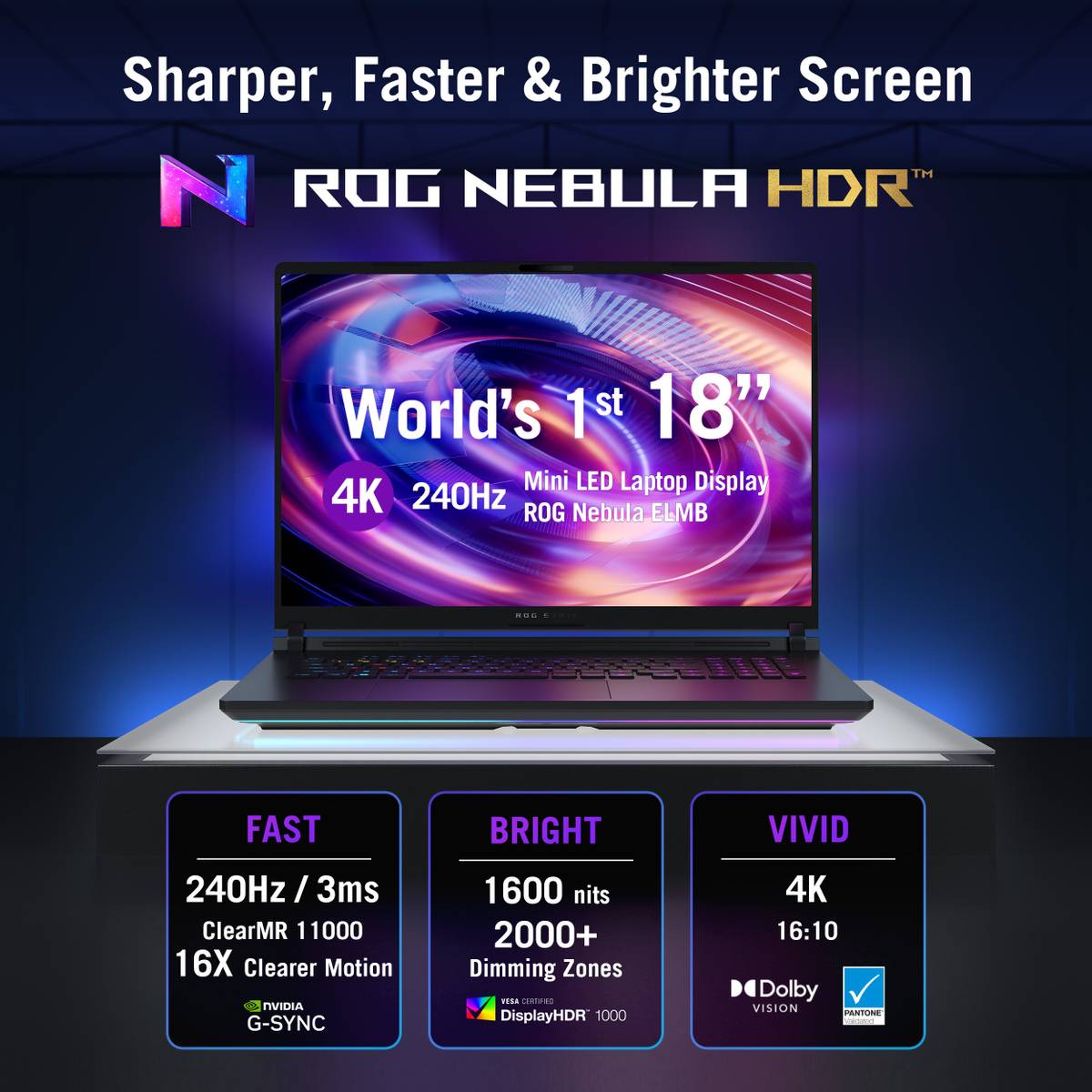 ASUS ROG Strix SCAR 18 (2026) Intel Core Ultra 9 290HX Plus - (64 GB/2 TB SSD/Windows 11 Home/24 GB Graphics/NVIDIA GeForce RTX 5090/240 Hz) G835LXG-TQ492WS Gaming Laptop — photo 2