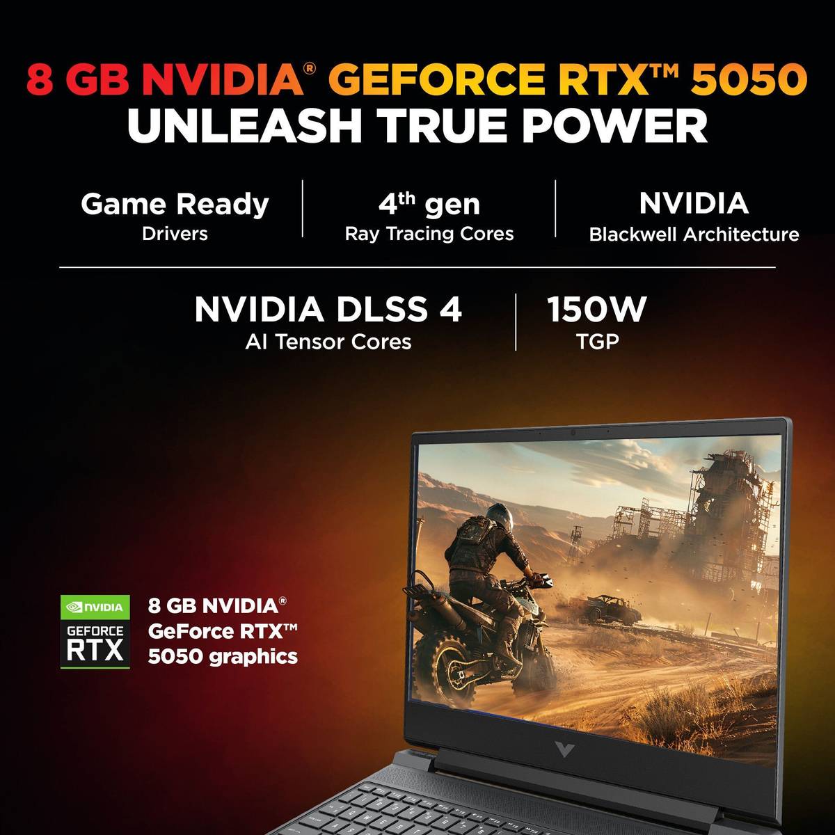 HP Victus AI AMD Ryzen 7 Octa Core 260 - (24 GB/1 TB SSD/Windows 11 Home/8 GB Graphics/NVIDIA GeForce RTX 5050) 15-fb3185AX Gaming Laptop — photo 5