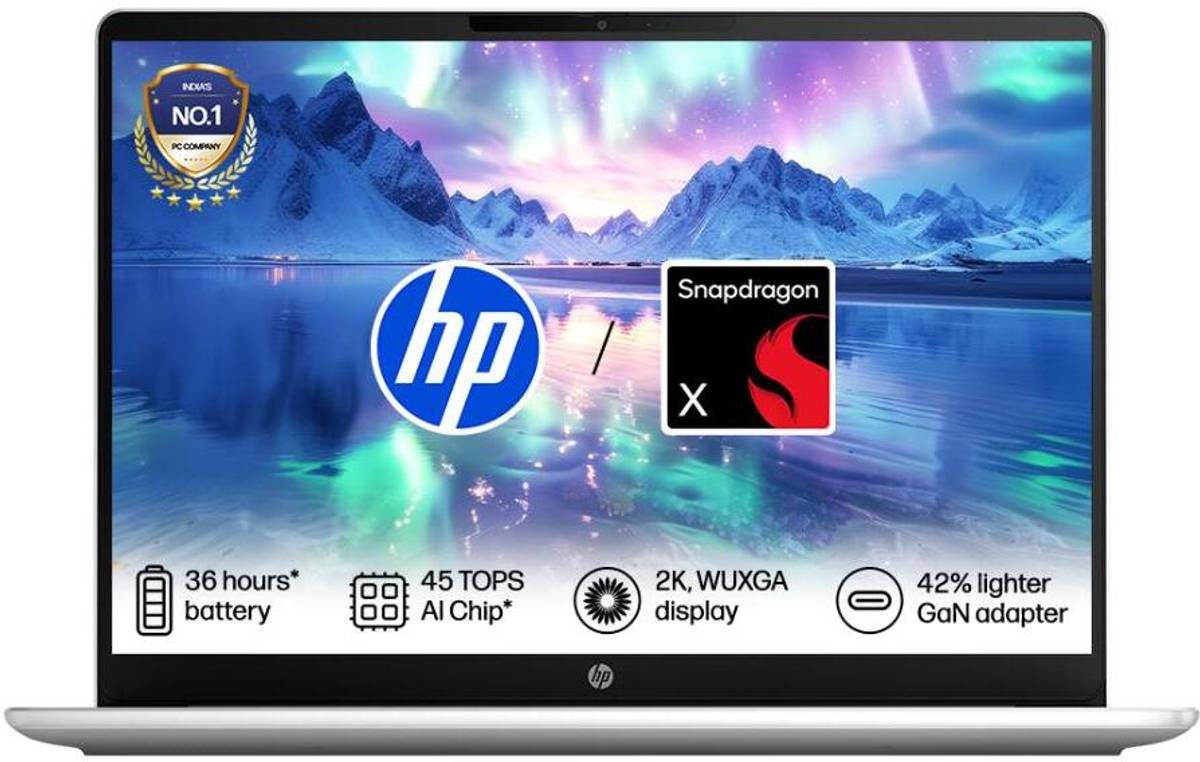 Omnibook 3 Next Gen AI PC Snapdragon X - (8 GB/512 GB SSD/Windows 11 Home) 14-hz0056QU Laptop