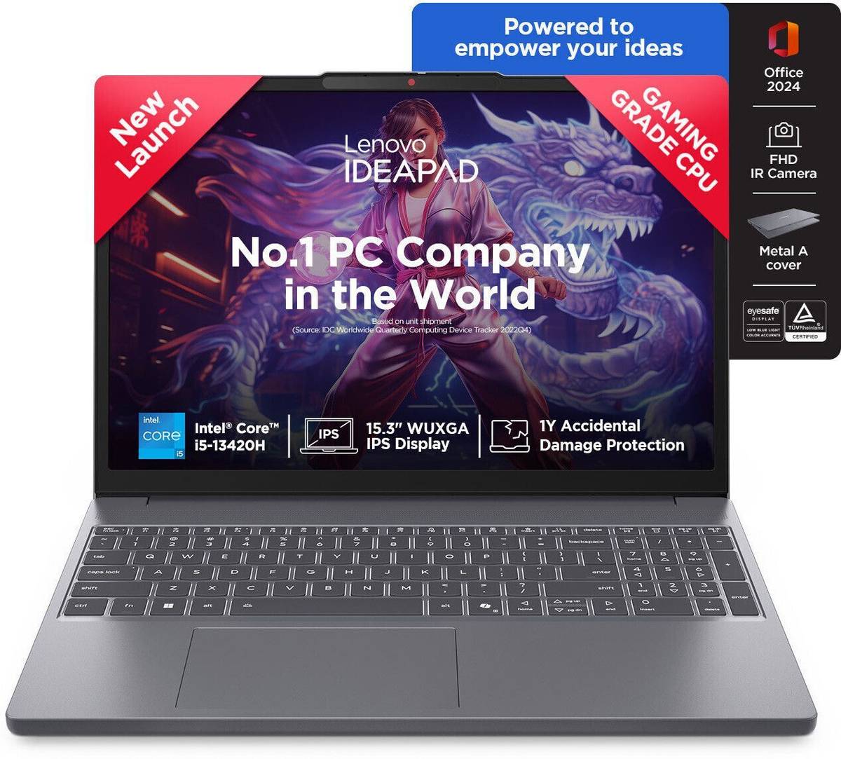 Lenovo IdeaPad Slim 3 WUXGA IPS with 1Yr ADP Intel Core i5 13th Gen 13420H - (16 GB/512 GB SSD/Windows 11 Home) 15IRH10 Thin and Light Laptop — photo 2