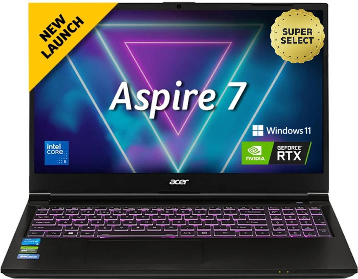 Acer Aspire 7 (i5 14th Gen) Intel Core 5 210H - (16 GB/512 GB SSD/Windows 11 Home/6 GB Graphics/NVIDIA GeForce RTX 4050) A715-79G Gaming Laptop