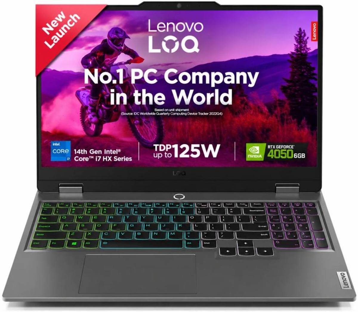 Lenovo LOQ Intel Core i7 14th Gen 14650HX - (16 GB/512 GB SSD/Windows 11 Home/6 GB Graphics/NVIDIA GeForce RTX 4050/144 Hz) LOQ 15IRX9 Gaming Laptop