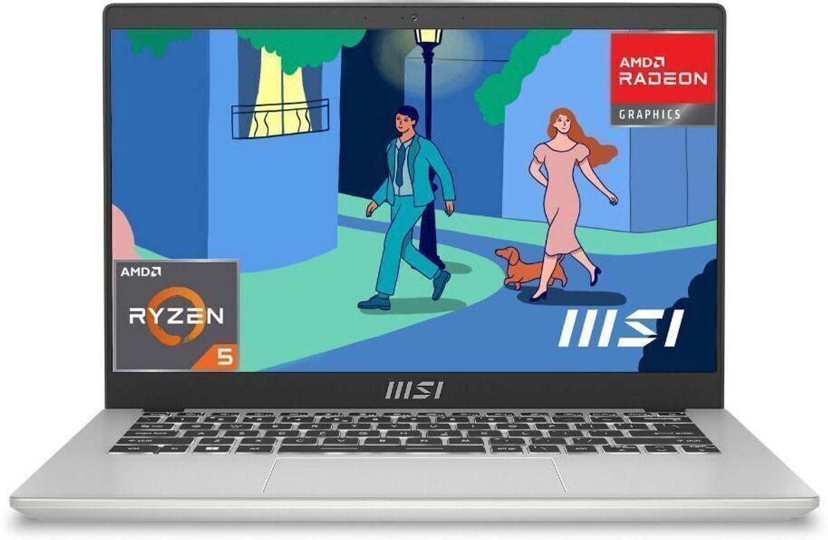 MSI Modern 14 AMD Ryzen 5 Hexa Core 7530U - (8 GB/512 GB SSD/Windows 11 Home) Modern 14 C7M-284IN / Modern 14 C7M-105IN Business Laptop