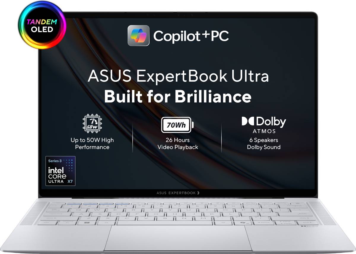 ASUS ExpertBook Ultra Copilot+ PC Intel Core Ultra X7 358H - (32 GB/1 TB SSD/Windows 11 Home) B9406CAA-TH1191WS Thin and Light Laptop