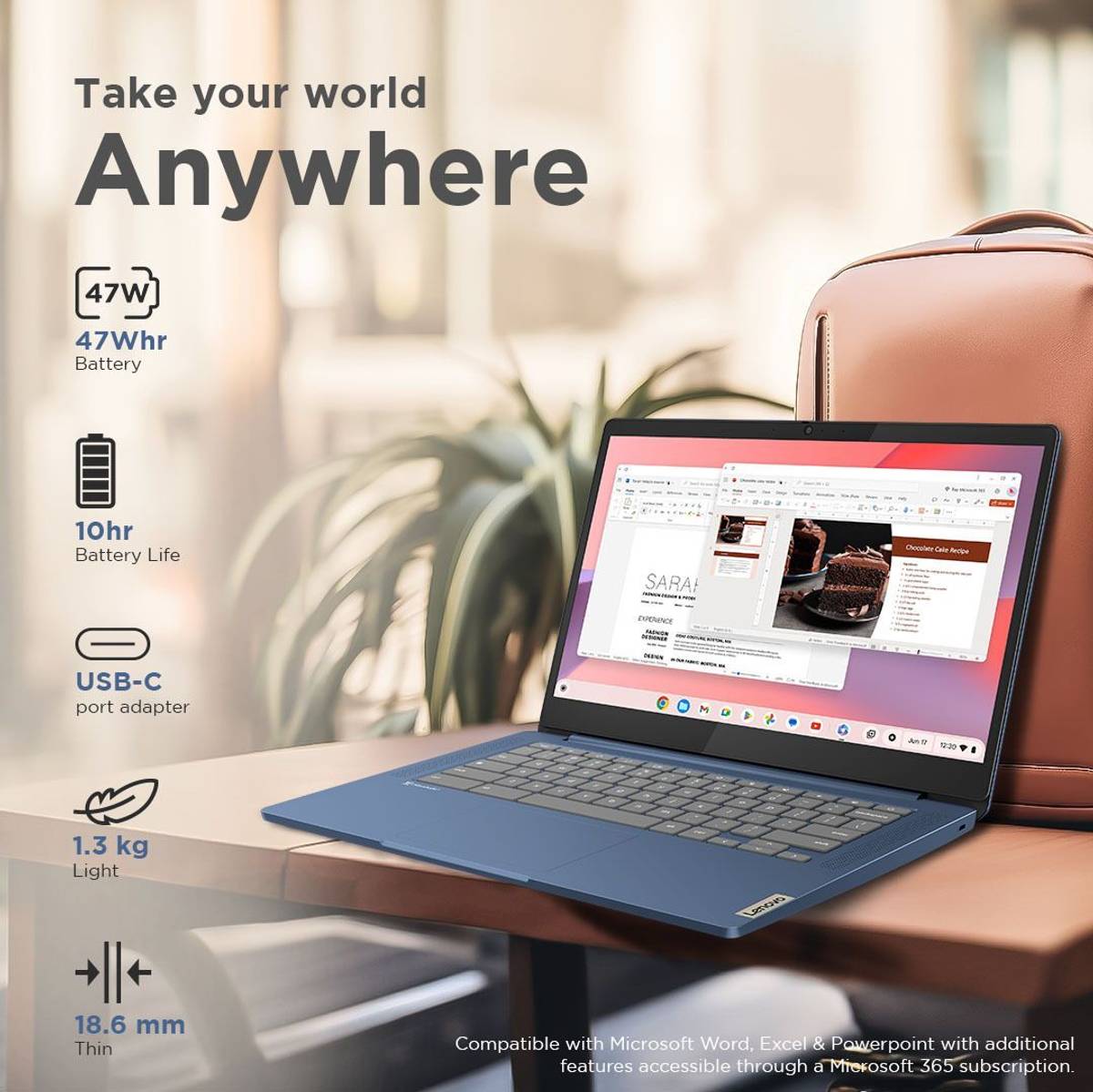 Chromebook MediaTek Kompanio 520 - (4 GB/128 GB EMMC Storage/Chrome OS) 14M868 Chromebook — photo 5