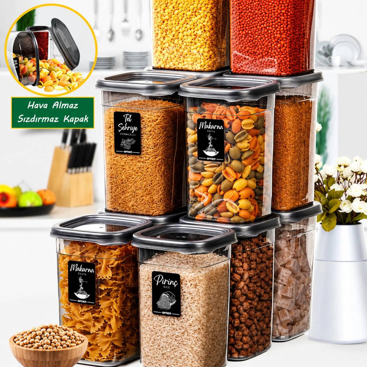 Plastic Grocery Container - 1200 ml
