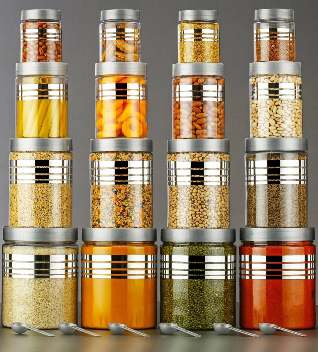 VENSWISE Plastic Grocery Container - 250 ml, 350 ml, 650 ml, 1200 ml