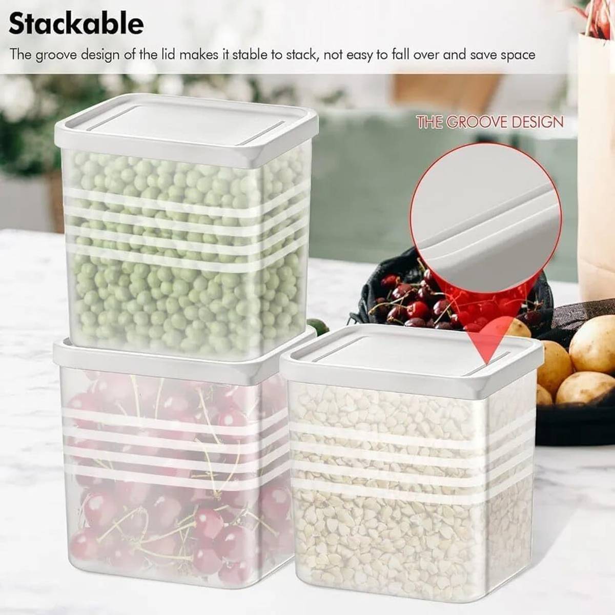 Cookzella Plastic Fridge Container  - 800 ml — photo 2