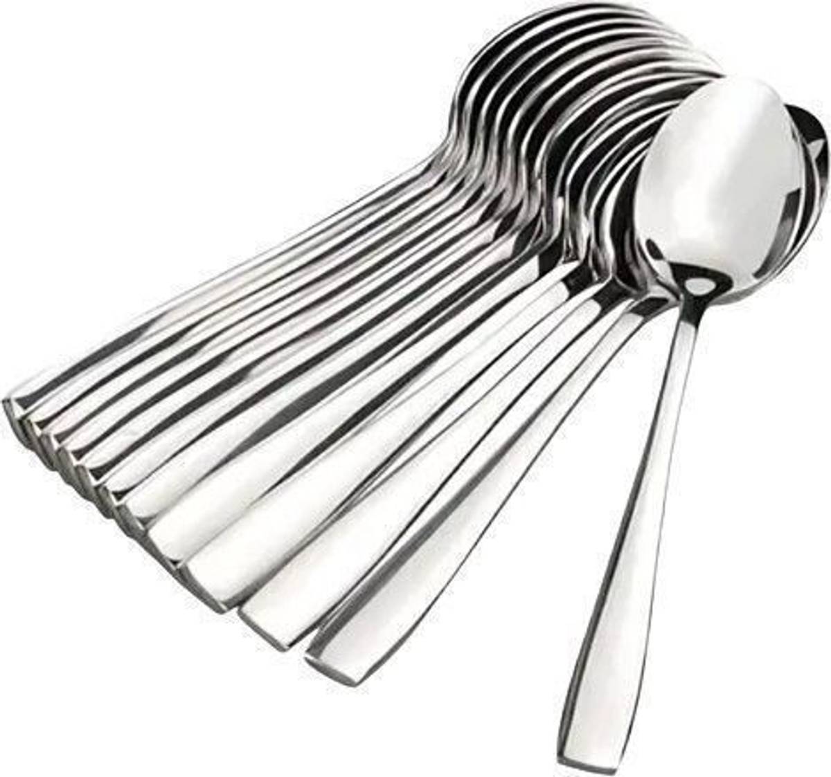 ARSCART Spoons set of 12 Pcs Stainless Steel Table Spoon ,Dinner Spoon Stainless Steel Cutlery Set