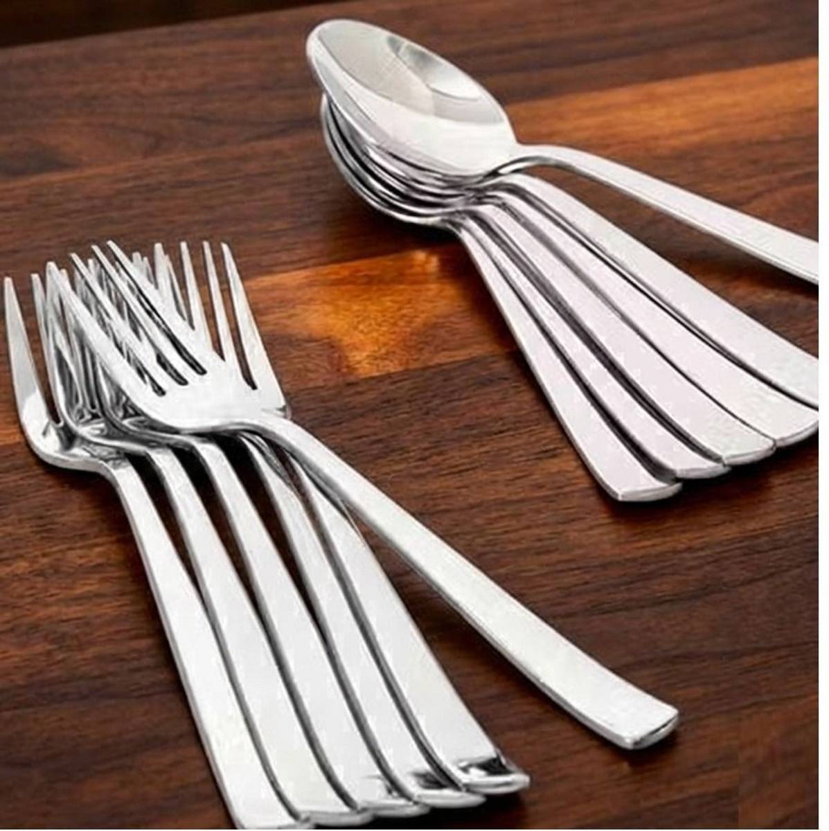 Jibumi Premium Golden Cutlery Set – Spoon, Fork | Luxury Tableware for Home Stainless Steel Cutlery Set
