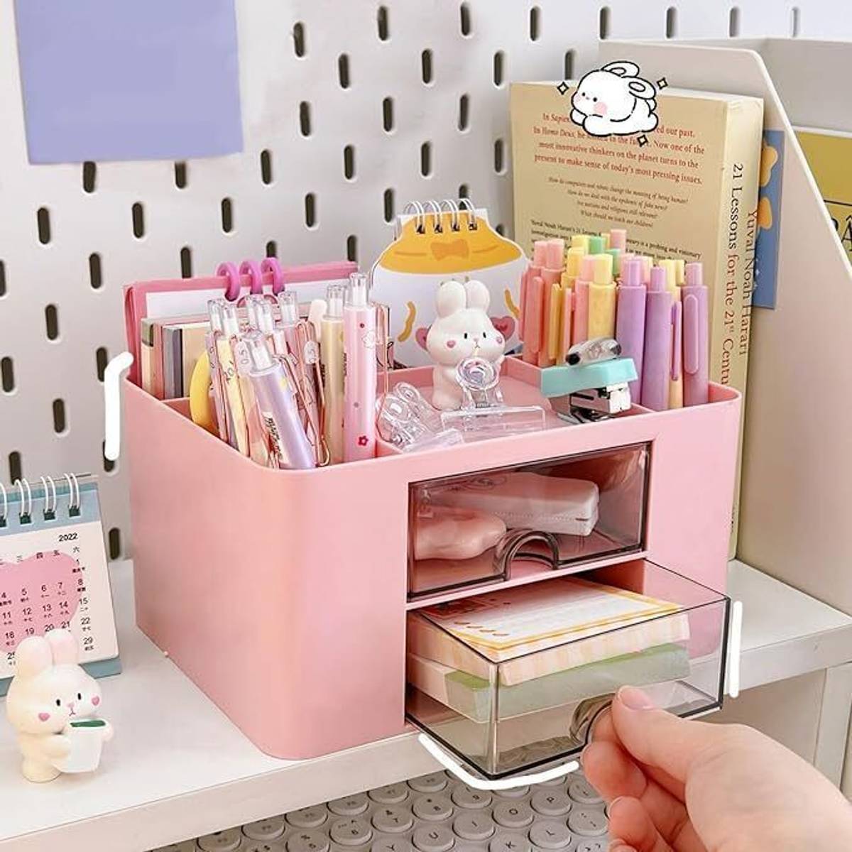 Envroeity 8 Compartments Plastic Small Organizer
