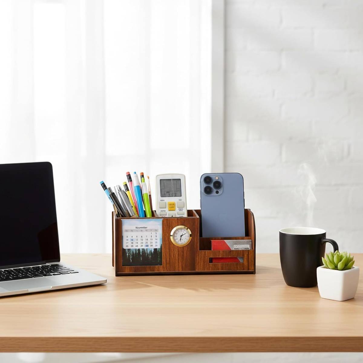 RiotLane 4 Compartments MDF pen stand — photo 2