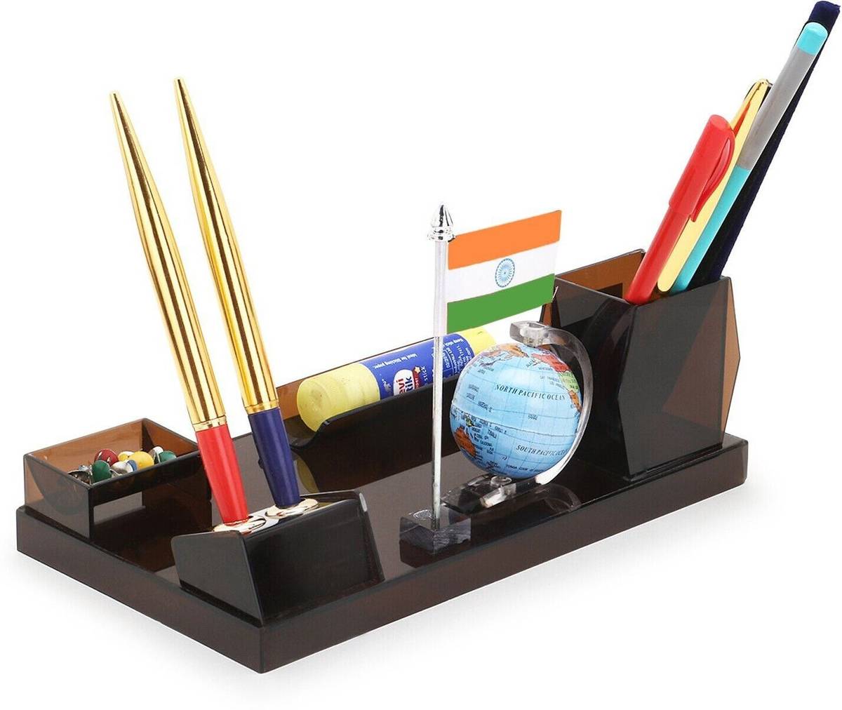 Frik 4 Compartments Acrylic Pen Stand — photo 2