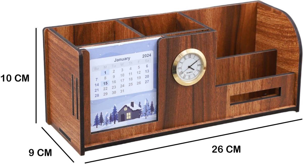 RiotLane 4 Compartments MDF pen stand — photo 5