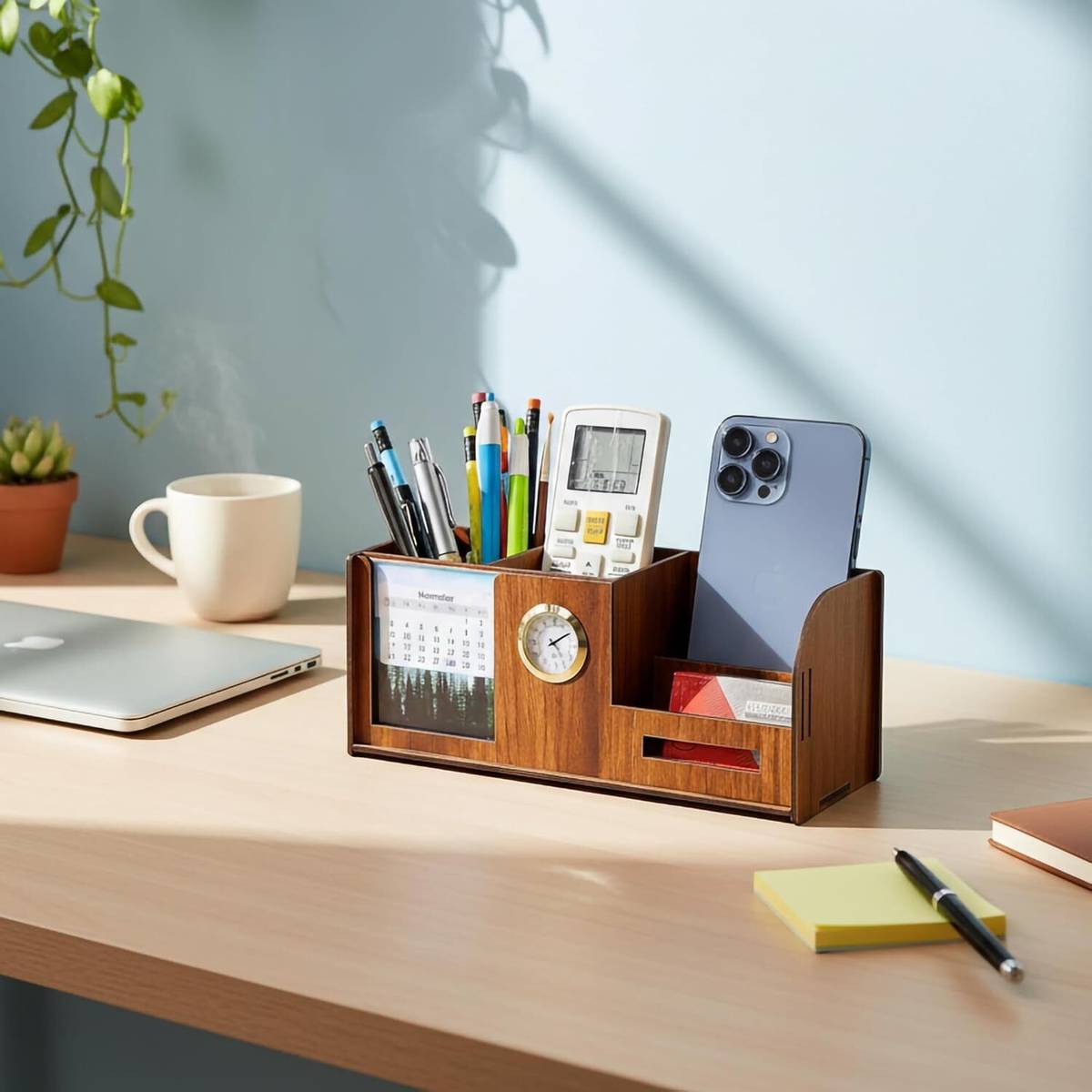 4 Compartments WOODEN MDF PENSTAND — photo 4