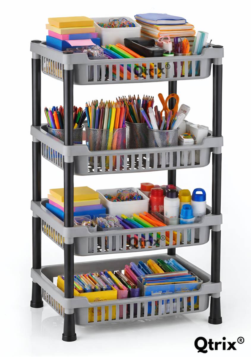 Qtrix 4 Compartments Plastic Multi-Purpose