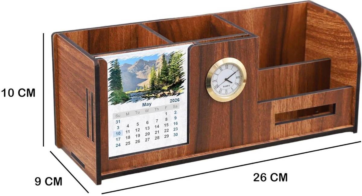 4 Compartments WOODEN MDF PENSTAND — photo 2