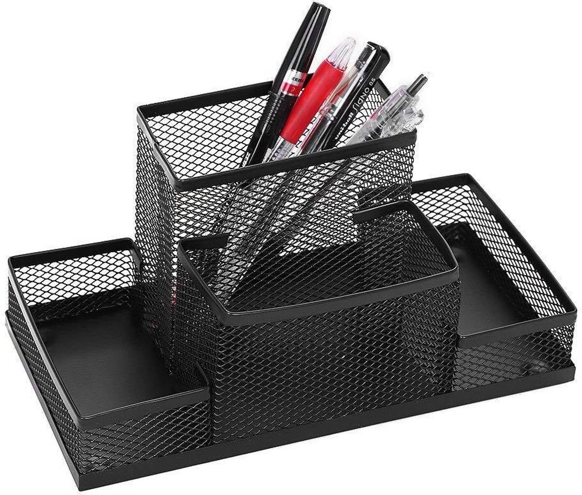 4 Compartments METAL MESH DESK 4 COMP ORGANIZER — photo 3