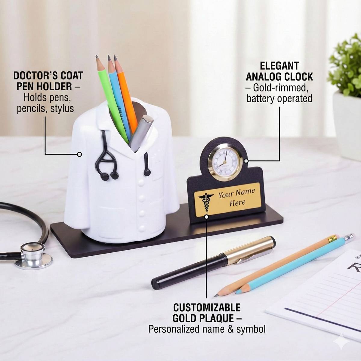 UrbanLane 1 Compartments Plastic Desk Organizer — photo 4