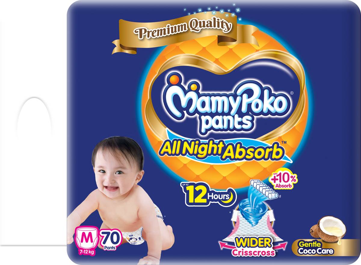 MamyPoko All Night Absorb, Coco Care Pant Diapers - M — photo 3