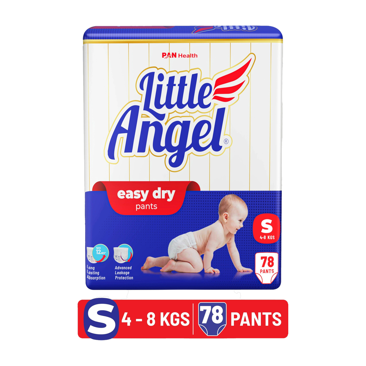 Little Angel Easy Dry Pant Diapers - S