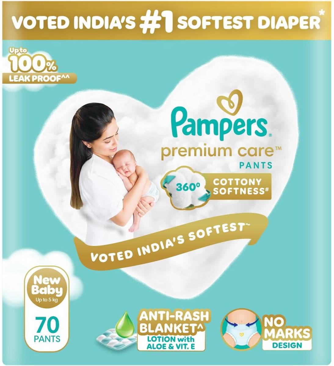 Pampers Premium Care Pant Diapers - New Born