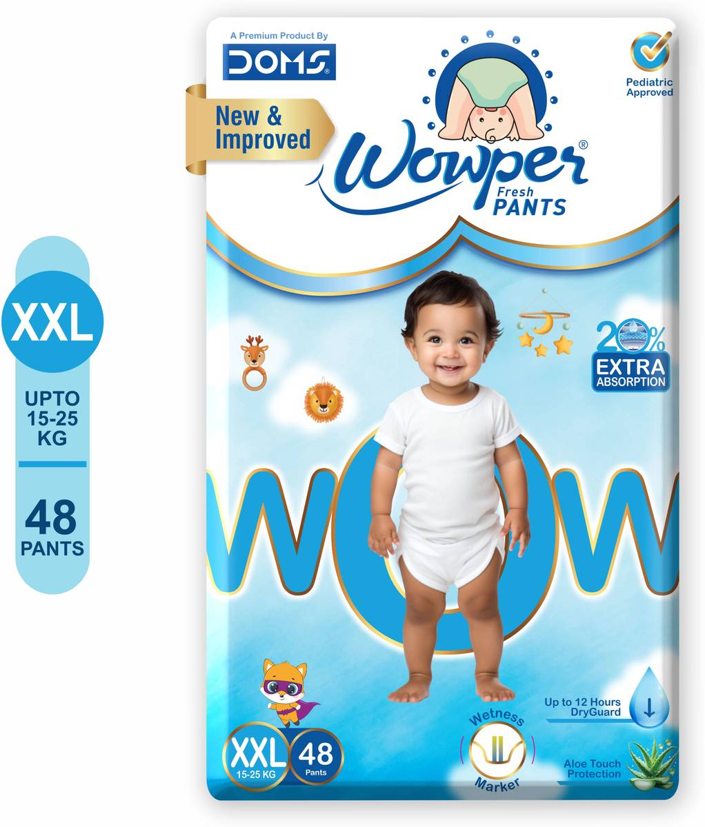 Wowper Super Soft with Aloe Touch Protection Pant Diapers - XXL