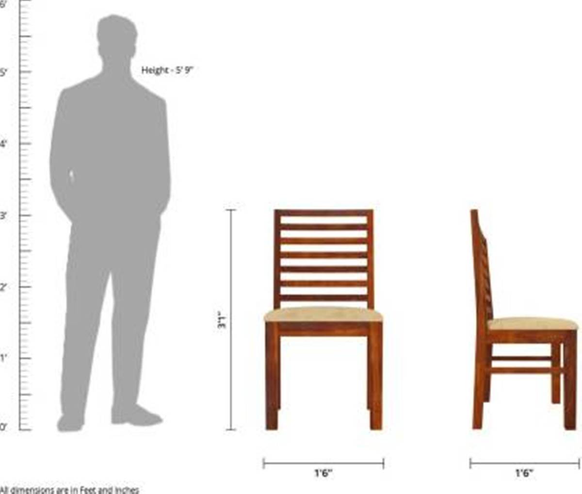 Deuba Solid Wood 2 Seater Dining Set — photo 3