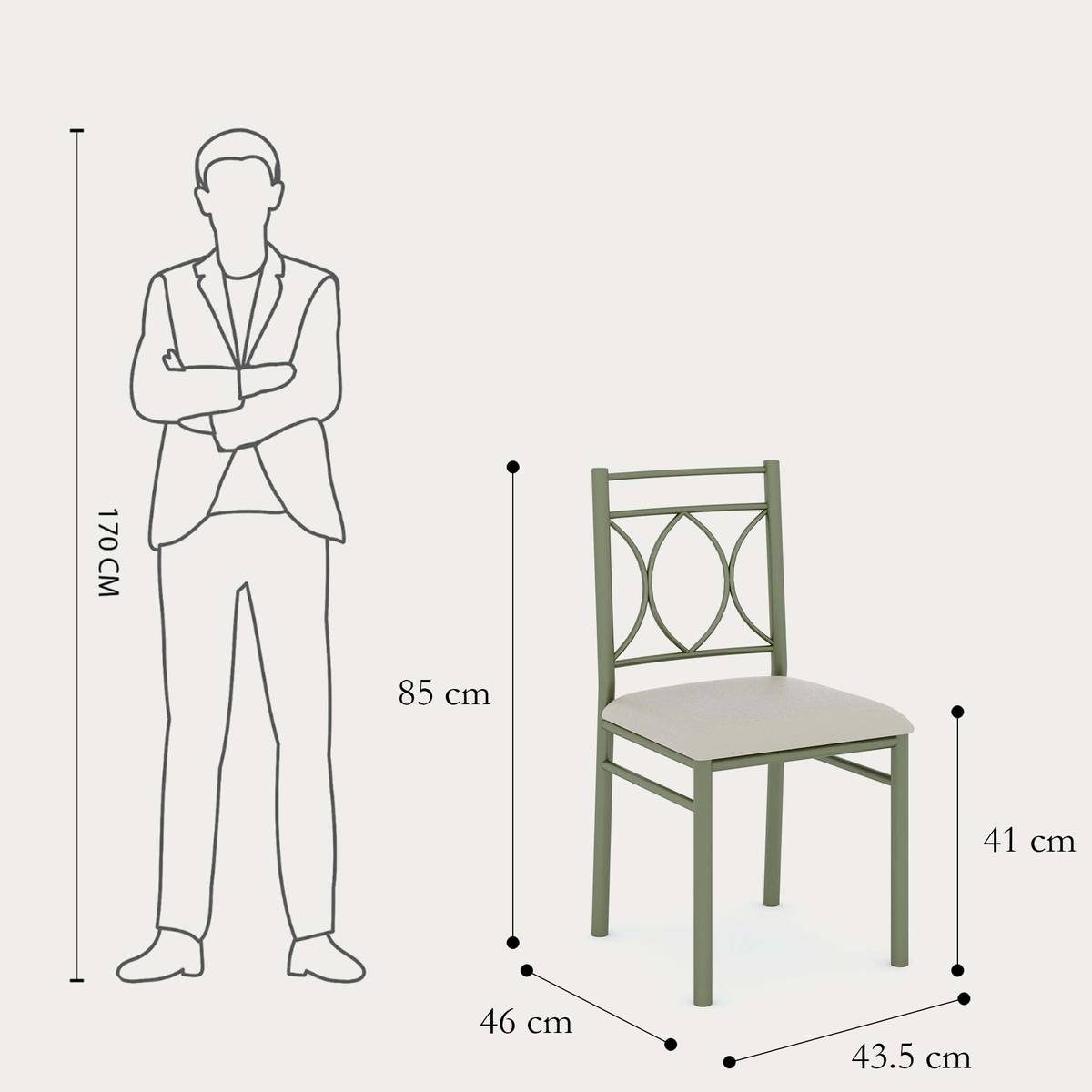 Flipkart Perfect Homes Vienzo Indoor & Outdoor Dining Room and Living Room Metal 4 Seater Dining Set — photo 4