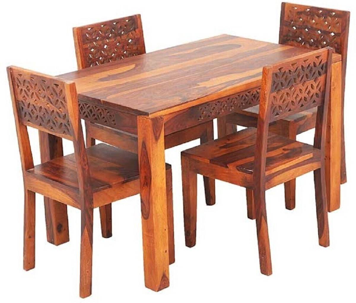 Deuba Solid Wood 4 Seater Dining Set — photo 2