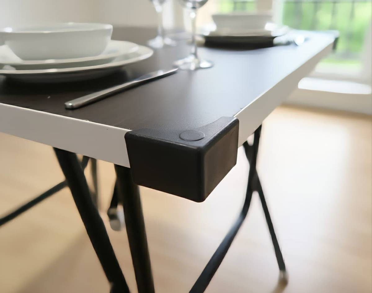EuroQon Easy Fold Space Saver Foldable Engineered Wood Study Table — photo 5