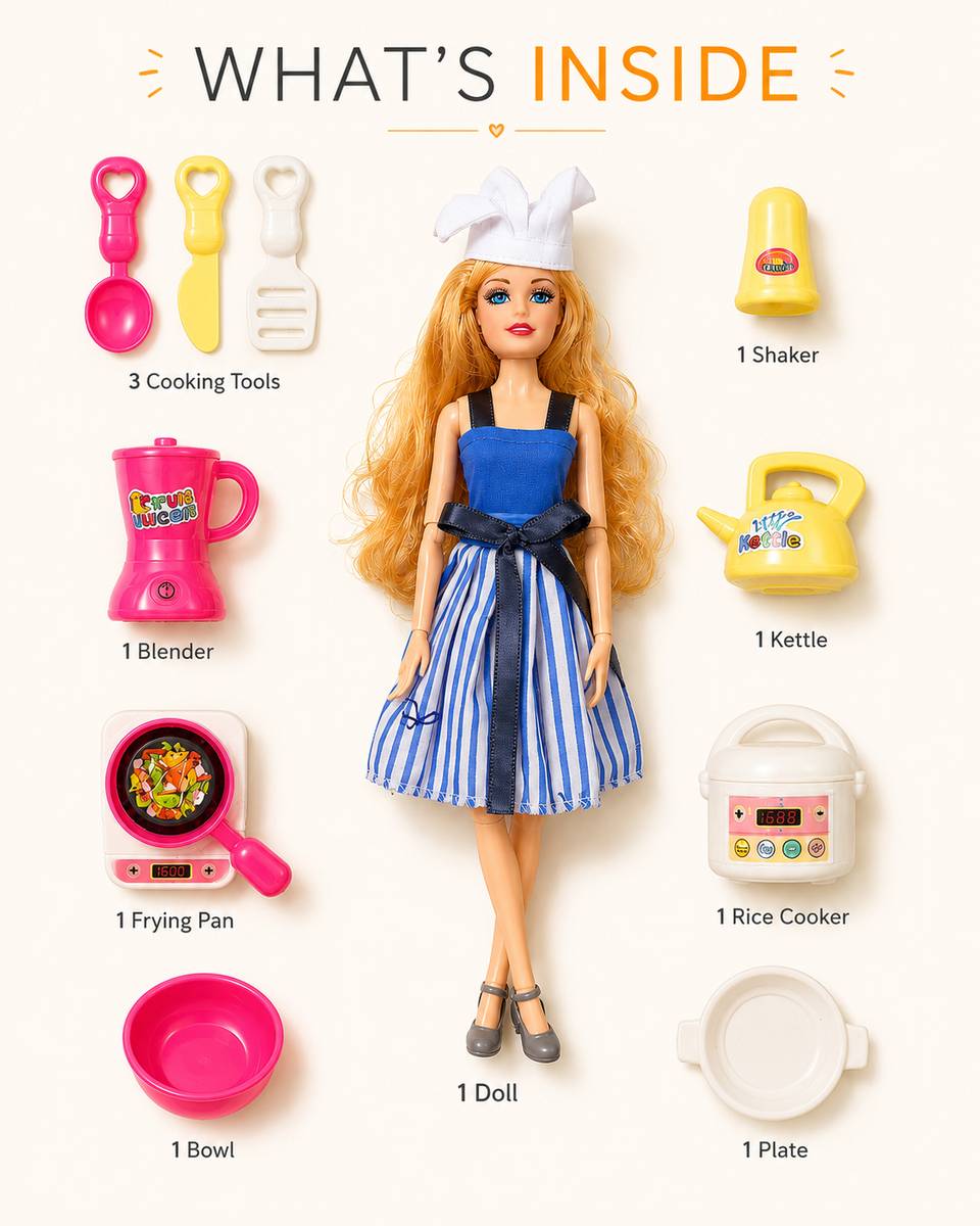 Mili Doll Little Chef Play Set — photo 3