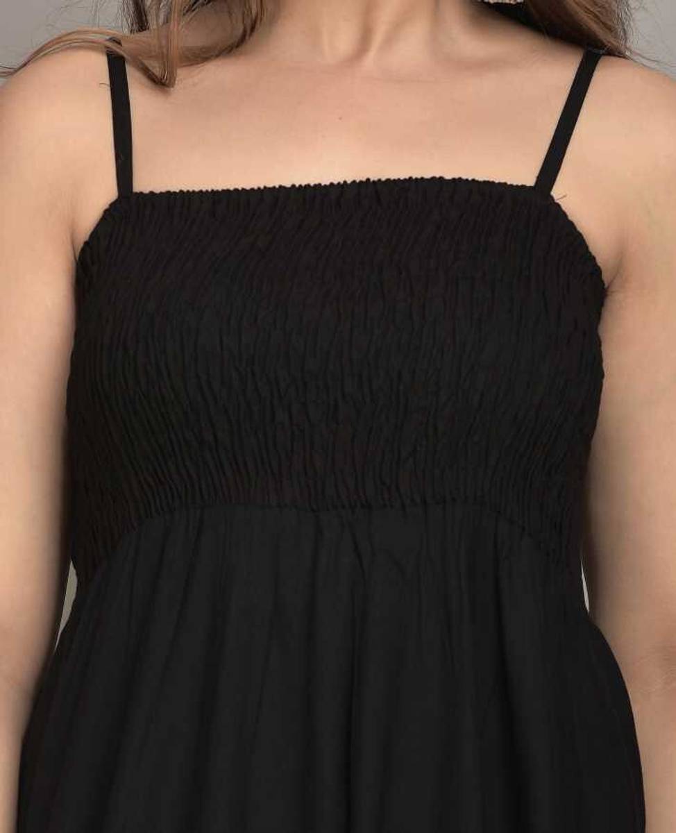 AARTI FASHION Women Maxi Black Midi/Calf Length Dress — photo 4