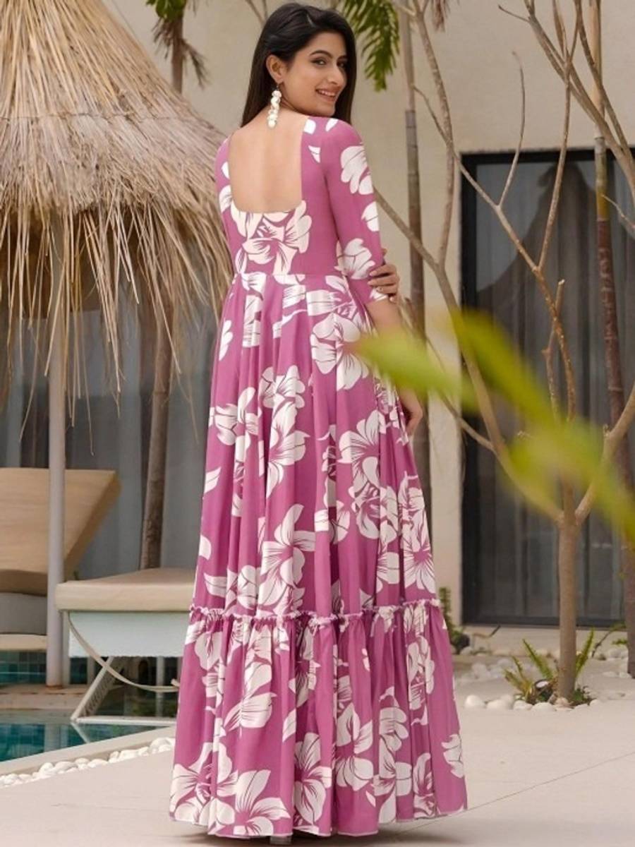 EVERLEE Women Maxi Pink Full Length Dress — photo 2