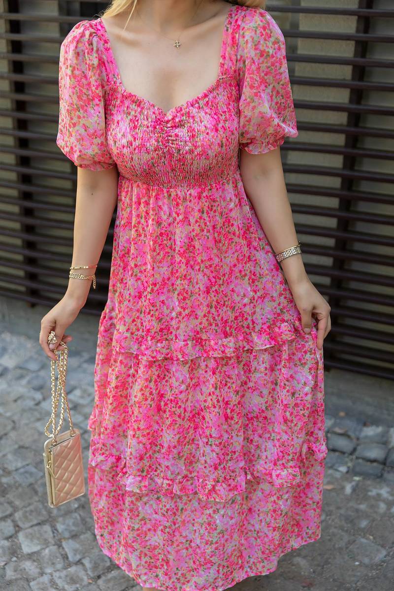 Women Maxi Multicolor Full Length Dress — photo 3