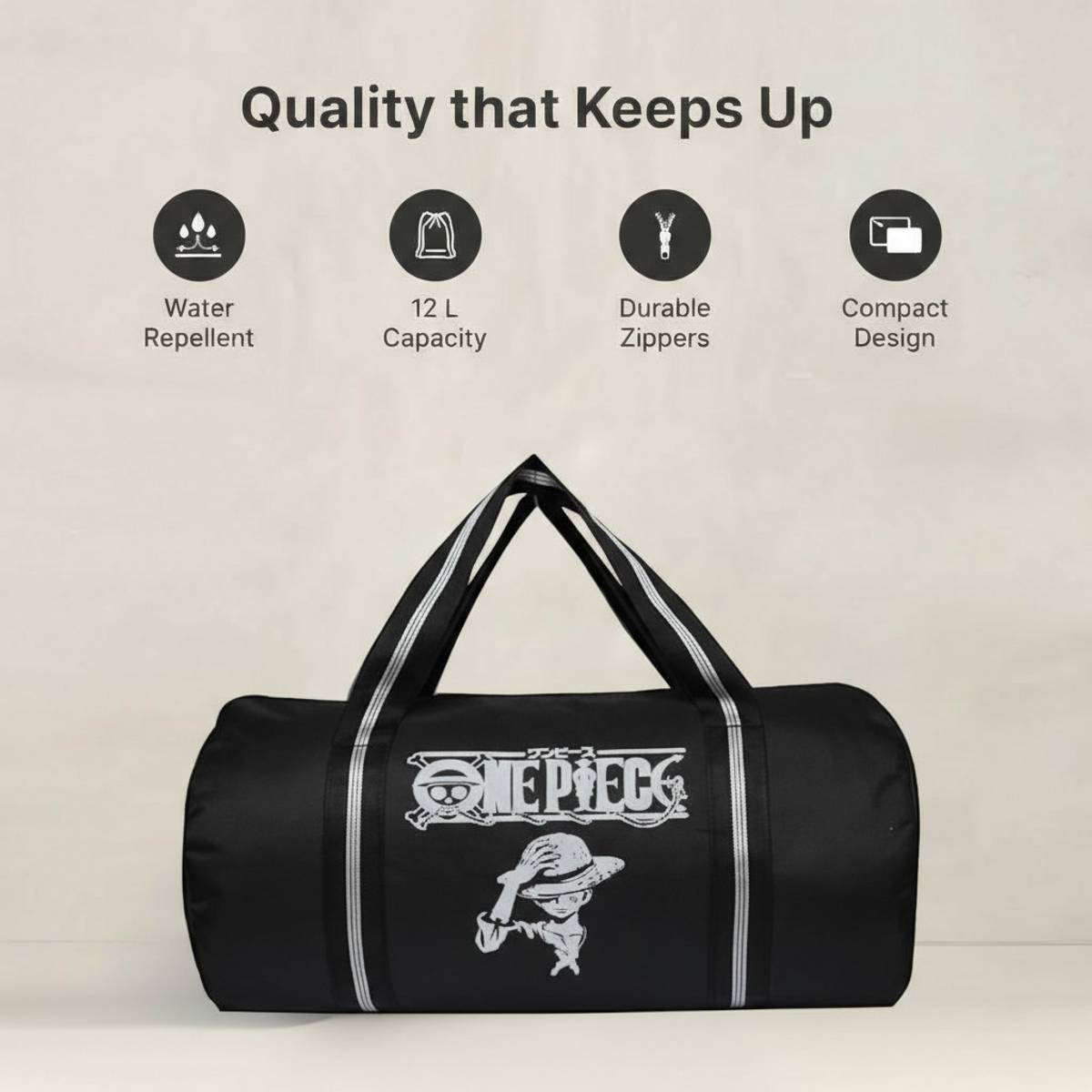 (Expandable) Primium Quality Unisex Gym Bag anime bags Gym Duffel Bag — photo 3