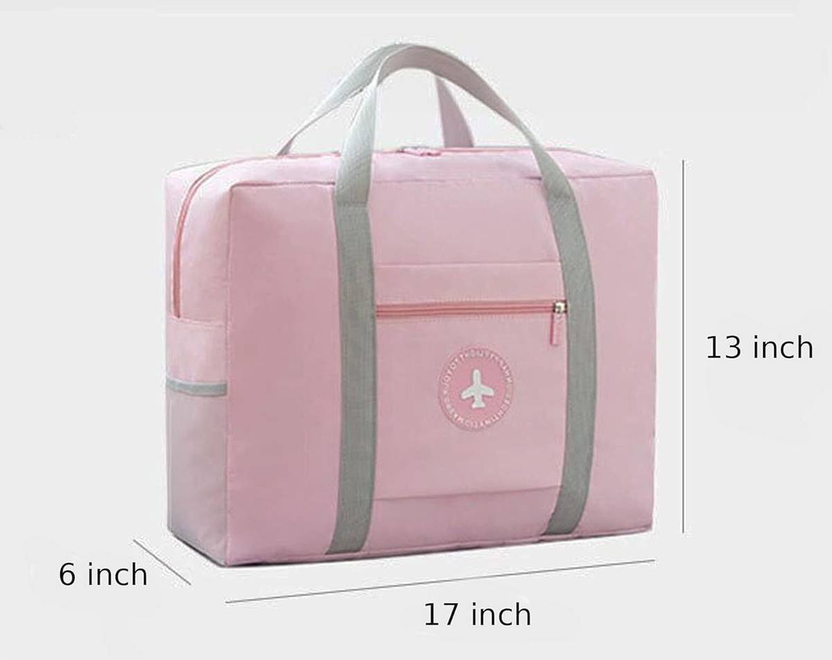 Zaprox (Expandable) Unique Travel Bags for Luggage Spacious with Pockets Foldable Zipper Duffle Bag Duffel Without Wheels — photo 4