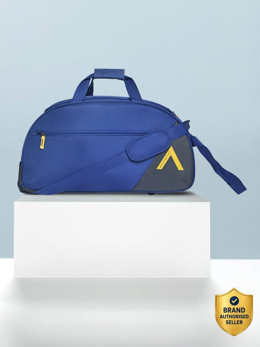 ARISTOCRAT SPARK DUFFLE WHEEL (E) 52 BLU Duffel With Wheels (Strolley)