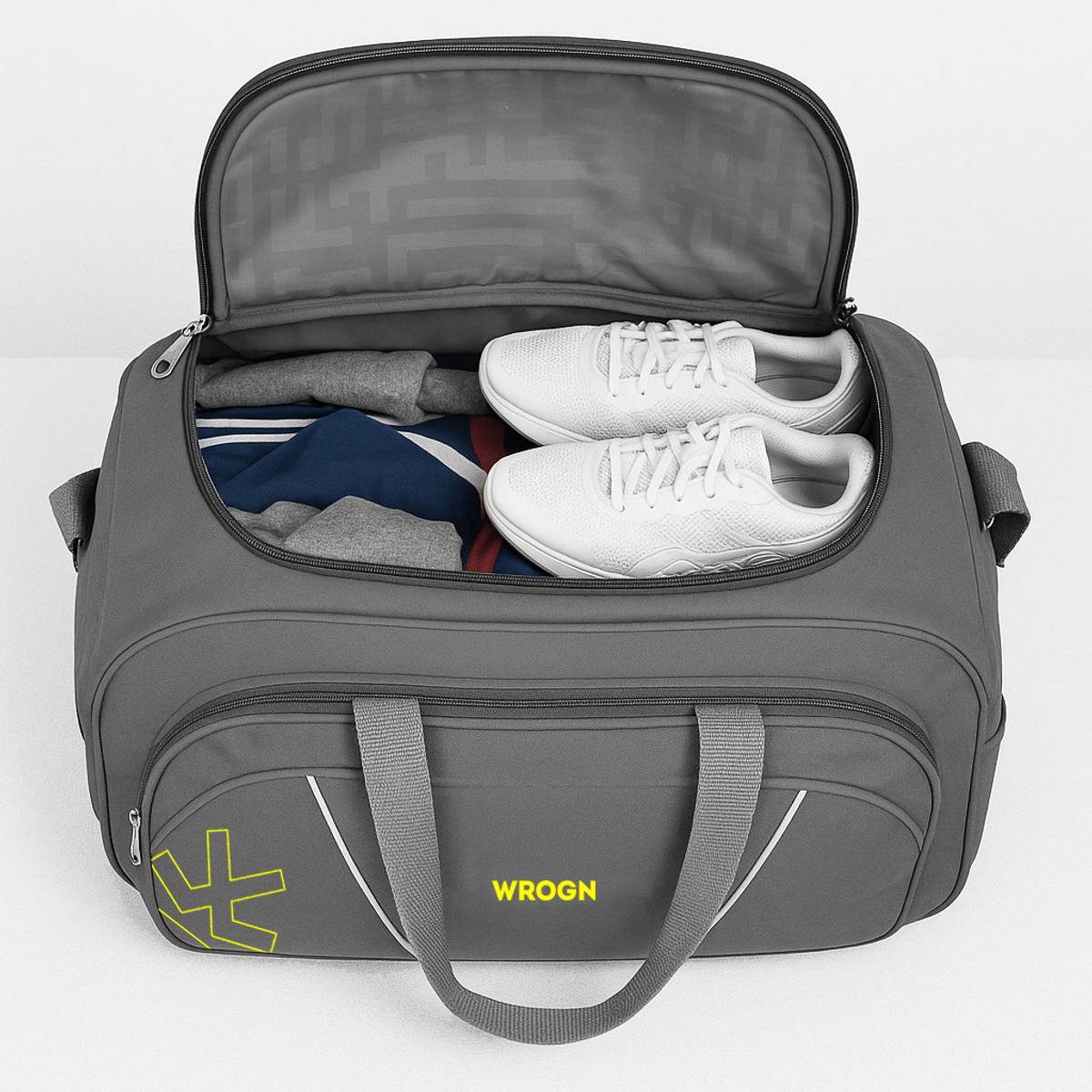 WROGN (Expandable) Premium 75L Unisex Luggage Bag For Tours & Travels Duffel With Wheels (Strolley) — photo 3