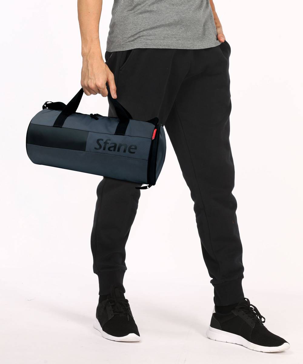 Sfane Men & Women Black Sports Duffel Gym Duffel Bag — photo 3