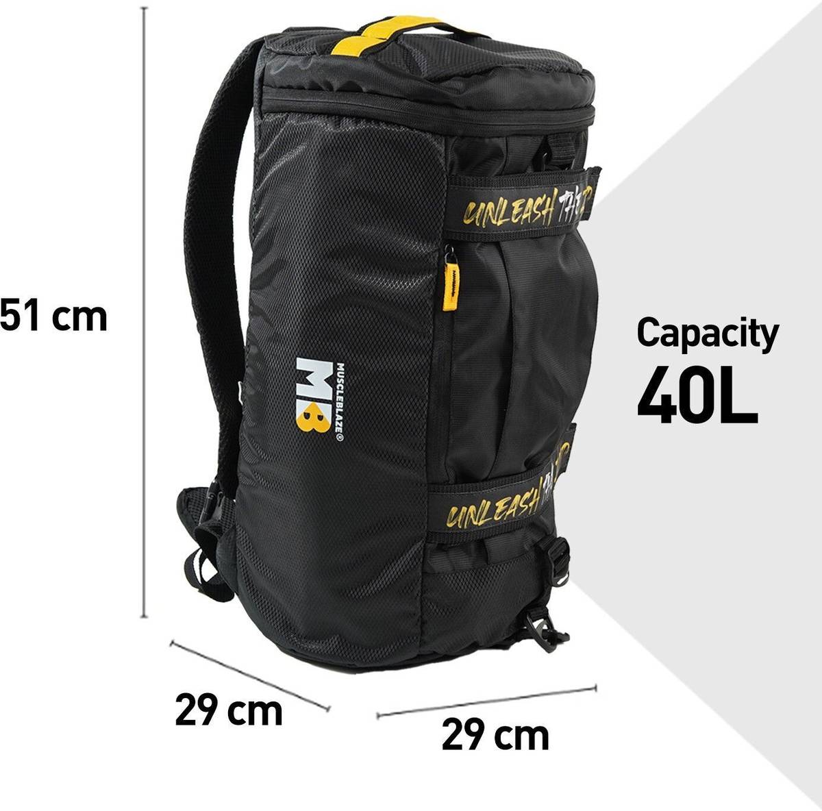 MUSCLEBLAZE Hybrid Gym Duffel Bag — photo 3