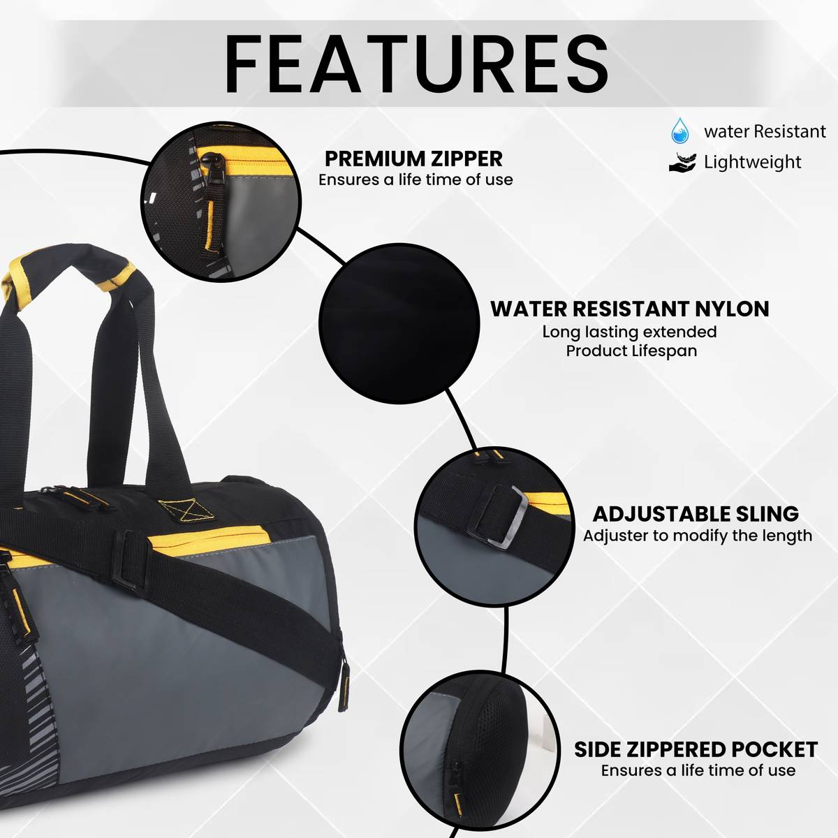 Sweat In Style Gym Duffel Bag — photo 3